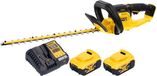 DeWalt DCMHT 563 P2 taille-haie sans fil 18 V 55 cm + 2x batterie 5,0 Ah + chargeur