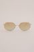 WE Fashion Lunettes de soleil femme Or Taille unique