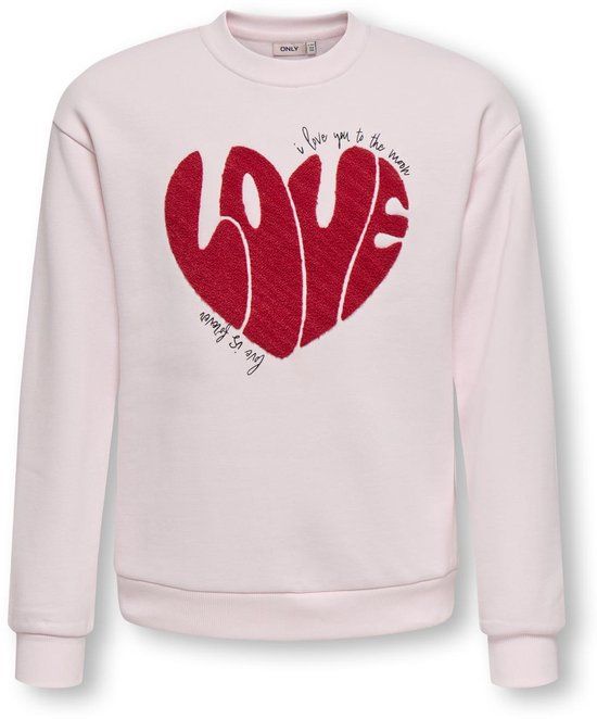ONLY - KOGLOVELY LIFE LS BOXY PRINTED SWT Meisjes Trui