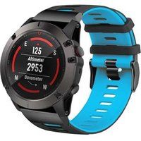 Armband SZSMART Pioneer- voor Garmin Marq Driver Performance Edition zwart en lichtblauw