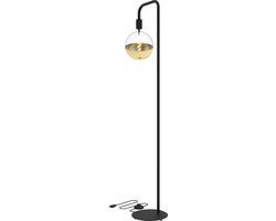 Calex U-Line Vloerlamp - Zwart - E27 Fitting - Industrieel - 155cm