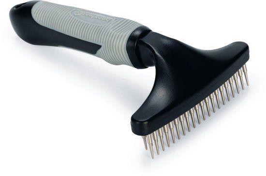 Beeztees Roskam Dubbel Roterende Tand – Hondenverzorging – Zwart/Grijs – 16,5 cm