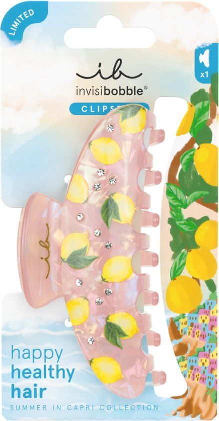Invisibobble Clipstar Capri Charme L Haarklem Roze Kunststof