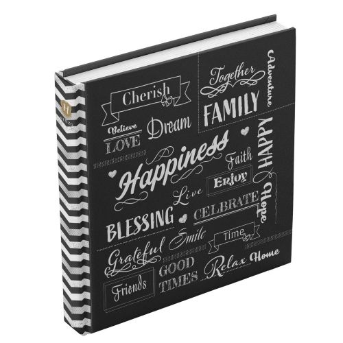 Henzo fotoalbum 100 blz. Black Wording 30x30