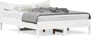 Maison Exclusive - Lit en bois massif sans matelas, blanc, 120x200 cm, en pin