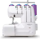 VIOLA Look T8 Overlock-naaimachine, eenvoudig snijden, naaien voor beginners, 12 naaisteken voor alle stoffen, professioneel naaien