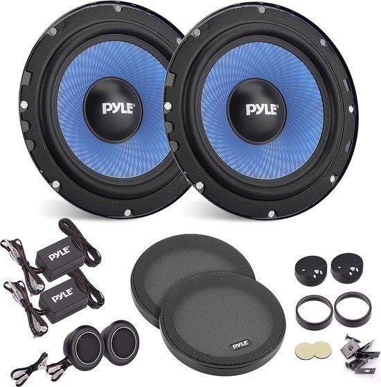 Pyle Auto Luidsprekers - 2-Weg Speaker - 360 W - Zwart