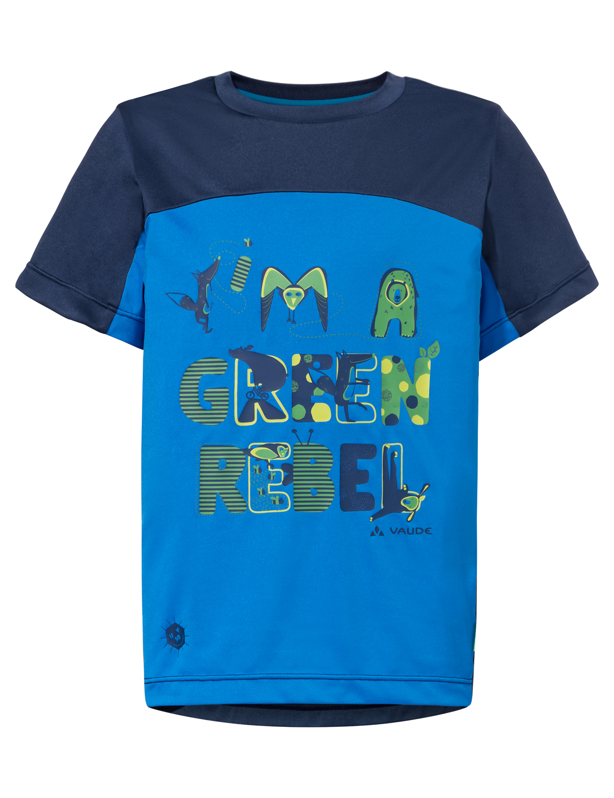 VAUDE Kids Solaro T-Shirt II radiate blue/eclipse 122/ / radiate blue/eclipse / Kind/kleuter / 122/128 / 2022
