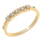Orphelia RD-33213/55 - Ring - geelgoudkleurige 18 Karaat - Diamant 0.20 ct