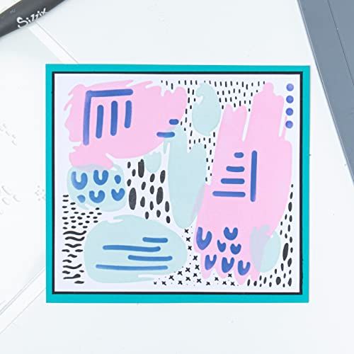 Sizzix Gelaagde Stencils 4PK Abstracte Markeringen Door Lisa Jones | 665874 | Hoofdstuk 4 2022