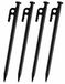Merkloos Heavy Duty Camping Tentstaken van Staal, Set van 2