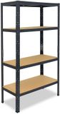 Shelfplaza HOME metalen stellingkast - 180x75x60 cm - antraciet - 4 planken