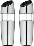 WMF Ceramill Elektrische zout- en pepermolens van roestvrij staal, mat, 2 stuks