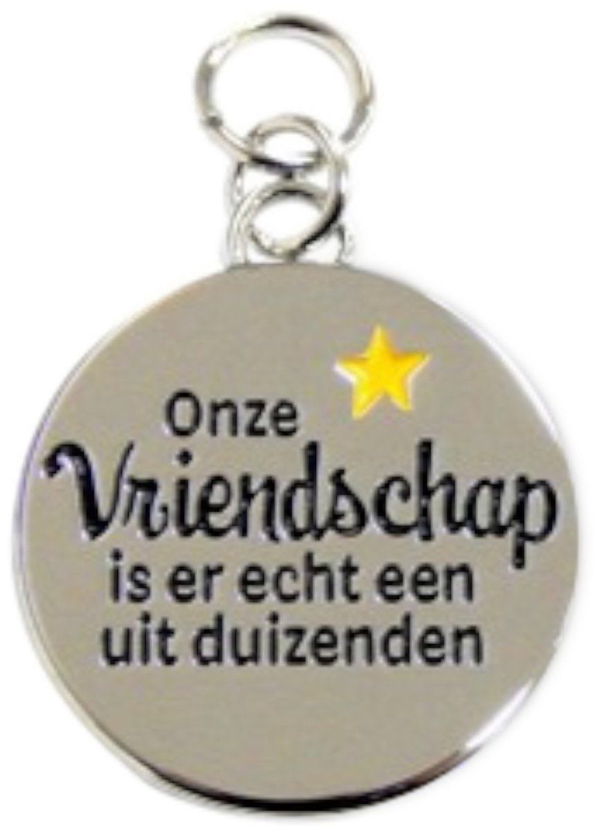 Charms for you Bedeltje - Vriendschap - 8714436083545