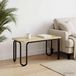 Maison Exclusive - Table basse bois de chêne Sonoma, 79,5 x 40 x 36 cm, fibre de bois