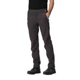 Regatta Outdoorbroek Geo Softshell II Heren Polyester Zwart Mt 50/S