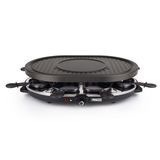 Princess 162700 Raclette 8 Oval Grill Party - 8 Person - 1200W