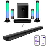 ULTIMEA 7.1-Kanal-Soundbar mit abnehmbarem Design und RGB-Beleuchtung