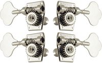 Grover 142C Vintage Bass Machines Heads, 2 + 2 - Chrome