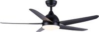 Evolar Plafondventilator met Verlichting - 132 cm - Zwart