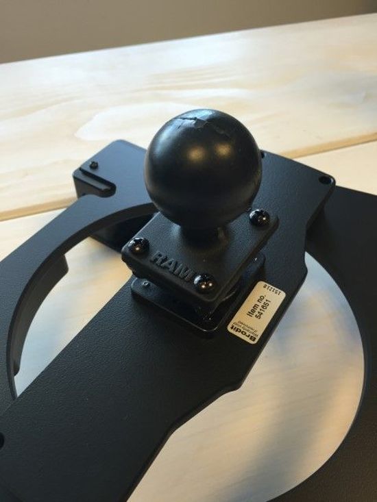 Brodit Houder Panasonic 10 Tough-Pad FZ-G1 met veerweerstand - no handstrap