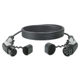 PHOENIX CONTACT Oplaadkabel elektrische auto type 2 (mode 3) - EV oplaadkabel 1372842 voor e-auto en hybride - Duitse engineering - ergonomisch en robuust - 3-fasig - 22 kW - zwart en grijs 7 m