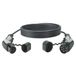 PHOENIX CONTACT Oplaadkabel elektrische auto type 2 (mode 3) - EV oplaadkabel 1372842 voor e-auto en hybride - Duitse engineering - ergonomisch en robuust - 3-fasig - 22 kW - zwart en grijs 7 m