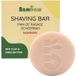 Bambaw Scheerbar voor Vrouwen, Rode Klei & Sheaboter Scheerzeep, Blok Scheerzeep voor Alle Huidtypes, Eco Blok Zeep voor Vrouwen, Vegan Scheerzeep, Framboos Scheerbar (80 g)