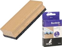 Kangaro Tableau noir effaceur 12 cm Bois Avec 12 craies blanches