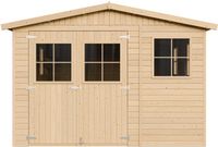 Timbela M337+M337G - Houten tuinhuis - 14,94 m² - 516x324xH232 cm - met vloer