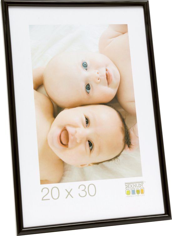 Deknudt Frames kunststof zwart glanzend fotomaat 40x50 cm