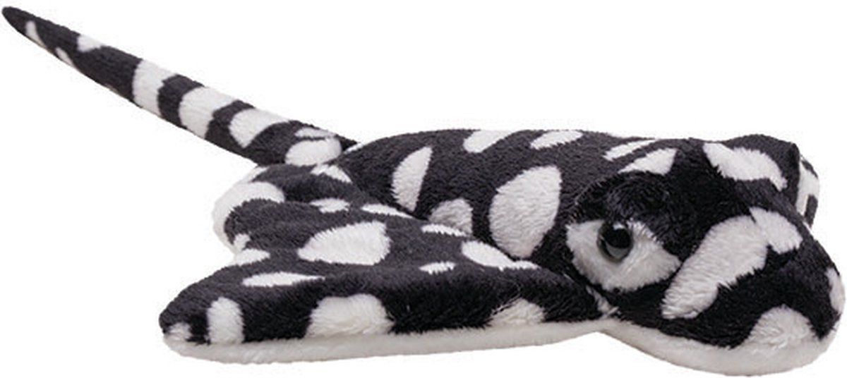 Nature Planet Pluche kleine adelaarsrog knuffel van 15 cm - Dieren speelgoed knuffels cadeau - Roggen vissen Knuffeldieren