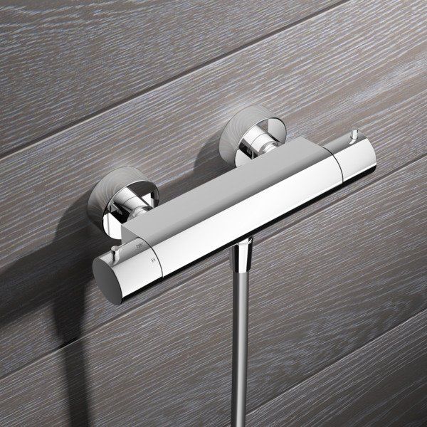 hotbath Buddy thermostatische douchemengkraan geborsteld koper PVD B008BCP