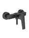 Ibergrif M12007B douchekraan met handdouche, slang en houder, zwart