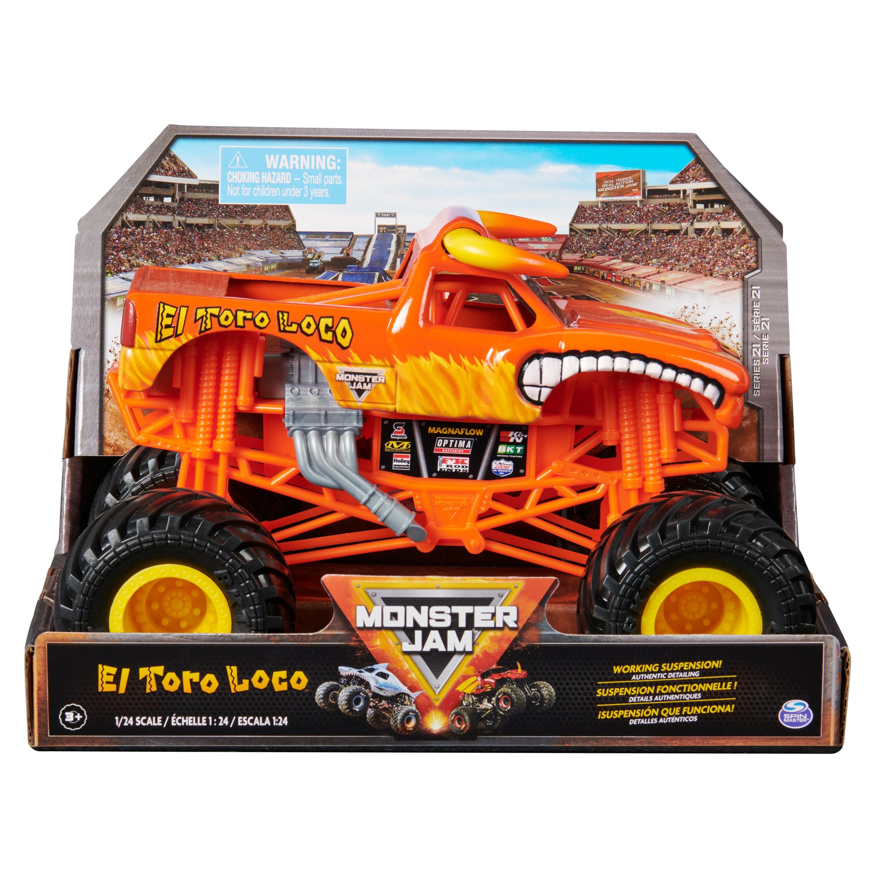 Monster Jam True Metal - 1:24 Scale Monster Truck - Assorted Styles