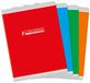 Conquerant 100104302 schrijfblok & schrift 96 vel Rood, Groen, Oranje, Blauw