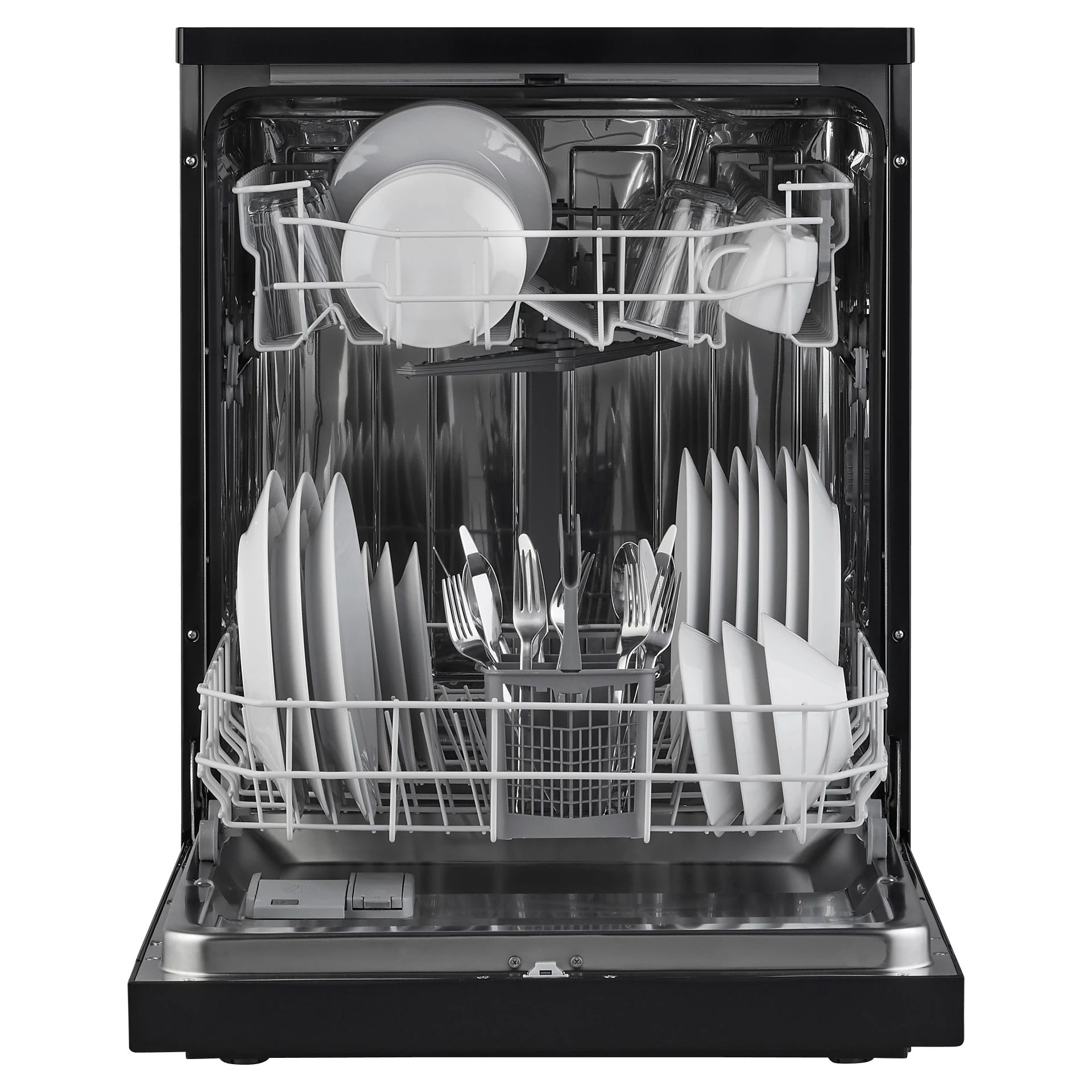 Inventum VVW6008AB - Vrijstaande Vaatwasser - 12 Couverts - Zwart