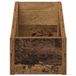 vidaXL Boîte pour disques vinyles Bois vieilli 18 x 32 x 18 cm