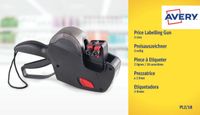 Avery PL2/18 Prijstang - 2 regels - Zwart