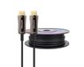 Watio Wave HDMI-kabel, 80 m, V2.1-kabel, A/M-aansluiting, ondersteunt 8 K, hoge snelheid, maakt hoogwaardige video- en audiogegevensoverdracht mogelijk