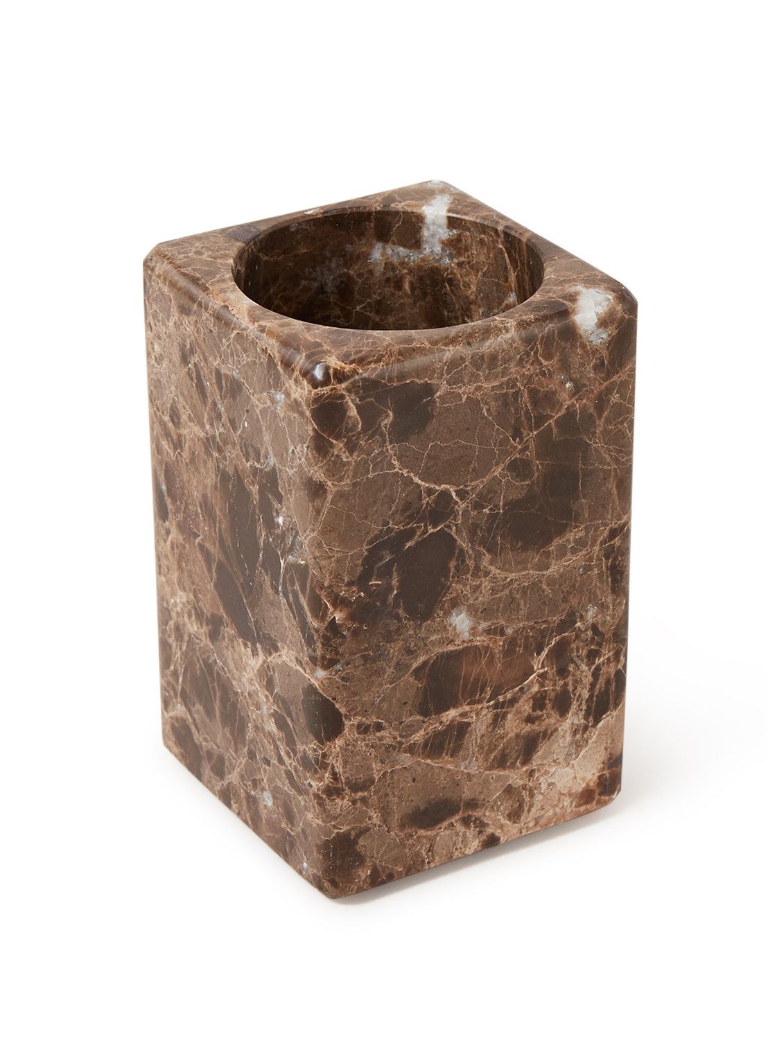 Aquanova Hammam Tandenborstelhouder - Bruin - Marmer