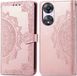 iMoshion Hoesje Oppo A78 - Book Case - Pasjeshouder - Rosé Goud