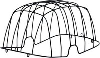Basil Buddy Space Frame Draadkoepel - Zwart - 45 x 26 x 27 cm