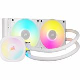 CORSAIR iCUE LINK TITAN 240 RX RGB White - Vloeistofkoelsysteem processor afmeting radiator: 240 mm - voor Intel LGA: 1871, 1700 - AMD AM5, AM4 - 2x iCUE LINK RX120 RGB fans - koper, aluminium - wit