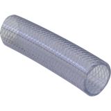 TOOLCRAFT Tuyau tissé en PVC 538884 19,2 mm 3/4 pouce par mètre Transparent Tuyau tissé