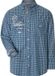 Jan Vanderstorm heren Overhemd - 41/42 - donkerblauw - Plus Size