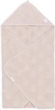 Jollein x Nijntje - Badcape Badstof 75x75cm - Baby Handdoek met Badcape, Omslagdoek, Badponcho Miffy Jacquard - Nougat