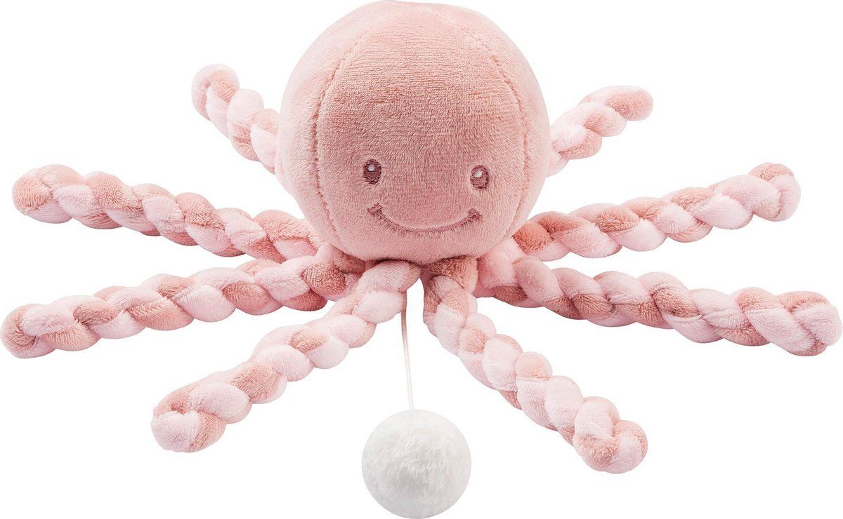 Nattou Lapidou Octopus Musical Oud Roze/Licht Roze
