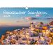 Reismagie Santorini A3-kalender voor 2024, Fira, Griekenland, zee, strand, vakantie Seelenzauber
