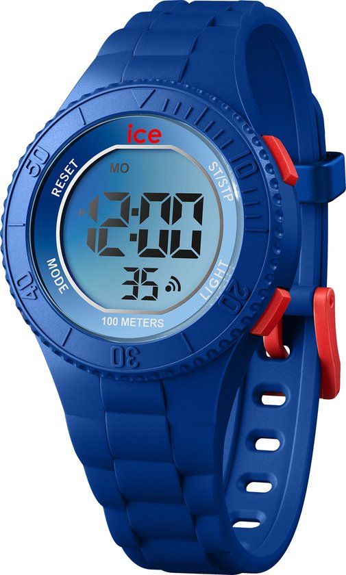 Ice-Watch ICE digit Kinder Horloge IW021611 - Blauw - 35 mm